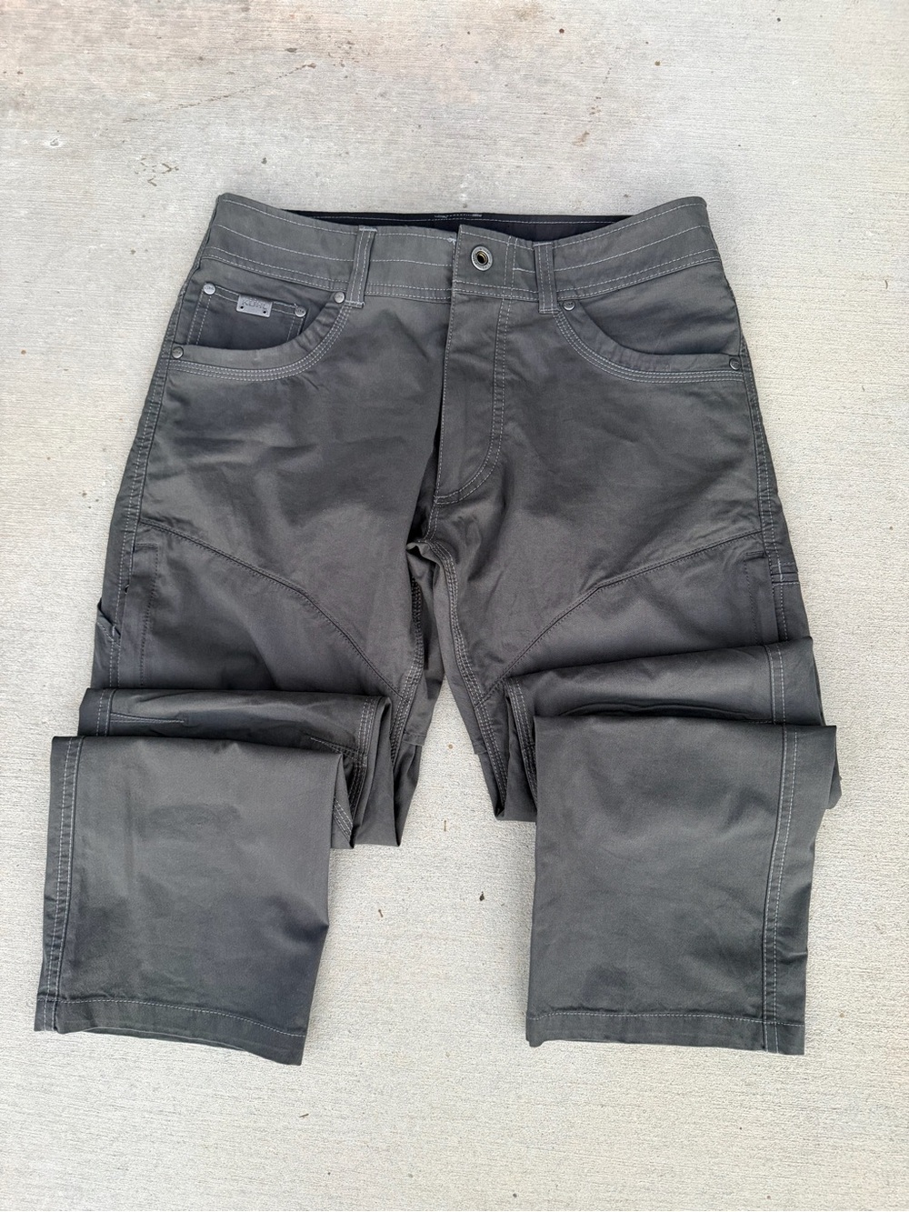KÜHL Konfidant Air Vented Outdoor Utility Pants Charcoal 30x30